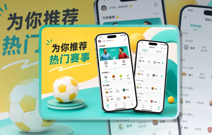 爱游戏 App细节设计,赛程比分更好找 页面展示